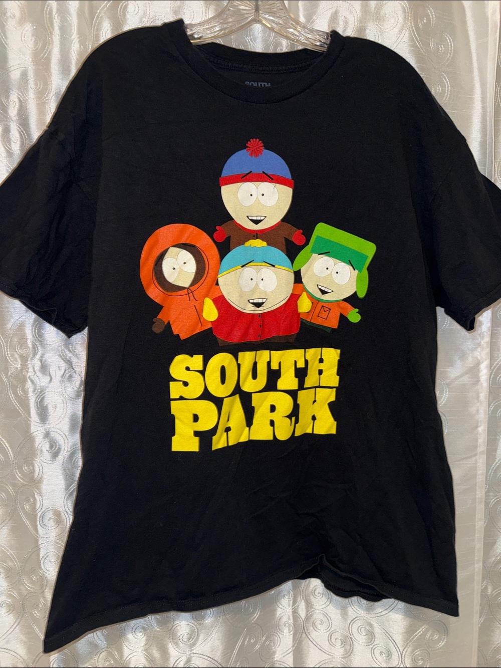 South Park Main Characters Graphic Tee - Black Adult Size XL 🔥 G2
